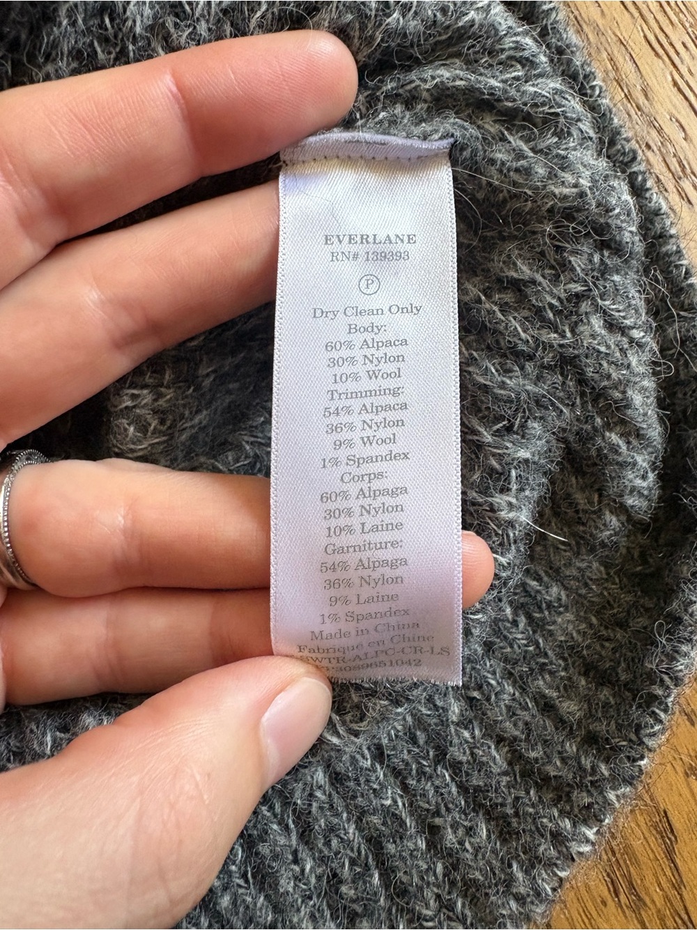 Everlane Oversized Alpaca Crew - Picture 8 of 8
